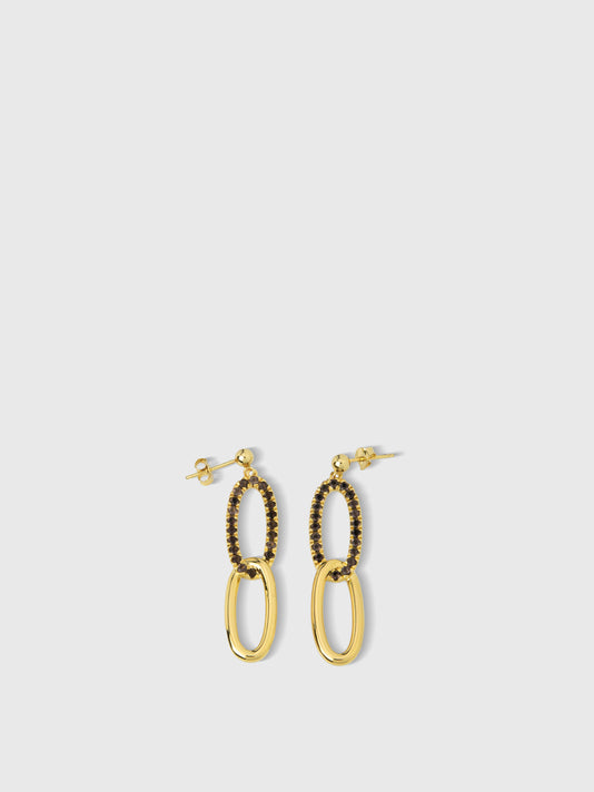 TWP Gold Francesca Earrings view 1