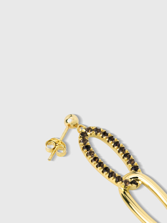 TWP Gold Francesca Earrings view 1