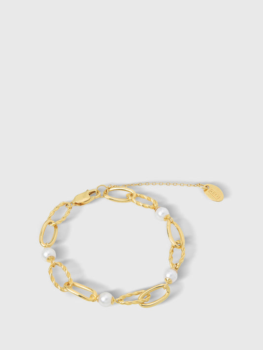 TWP Gold Maria Pearl Bracelet view 1