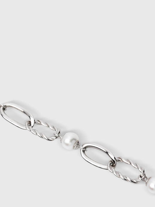 TWP White gold Maria Pearl Bracelet view 1