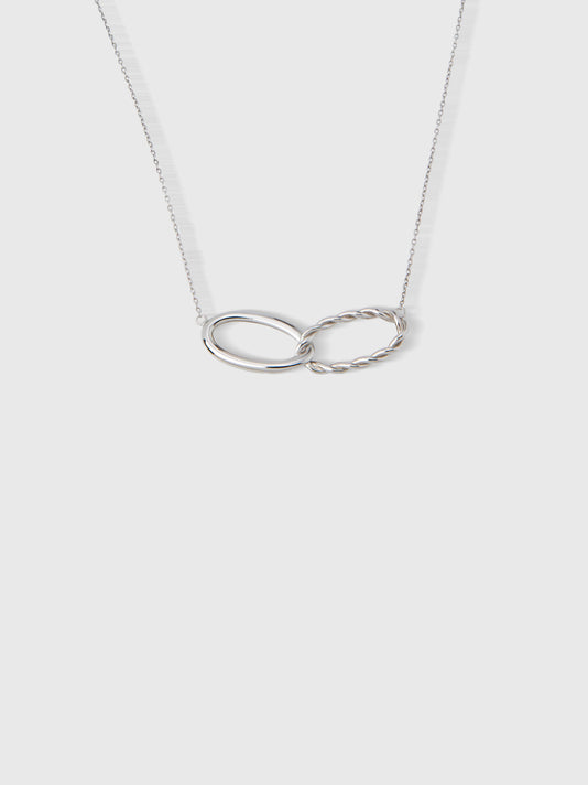 TWP White gold Matilde Necklace view 1