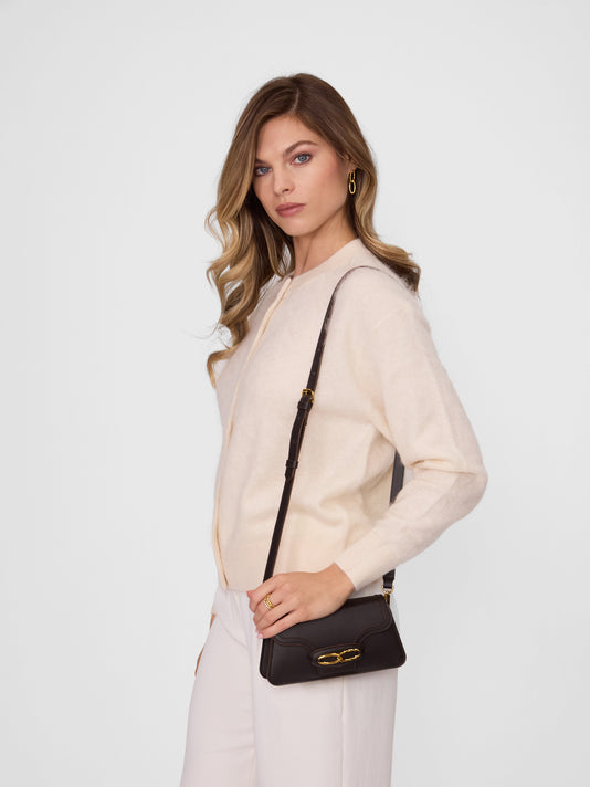 TWP Chocolate Chelsea Crossbody Bag view 1