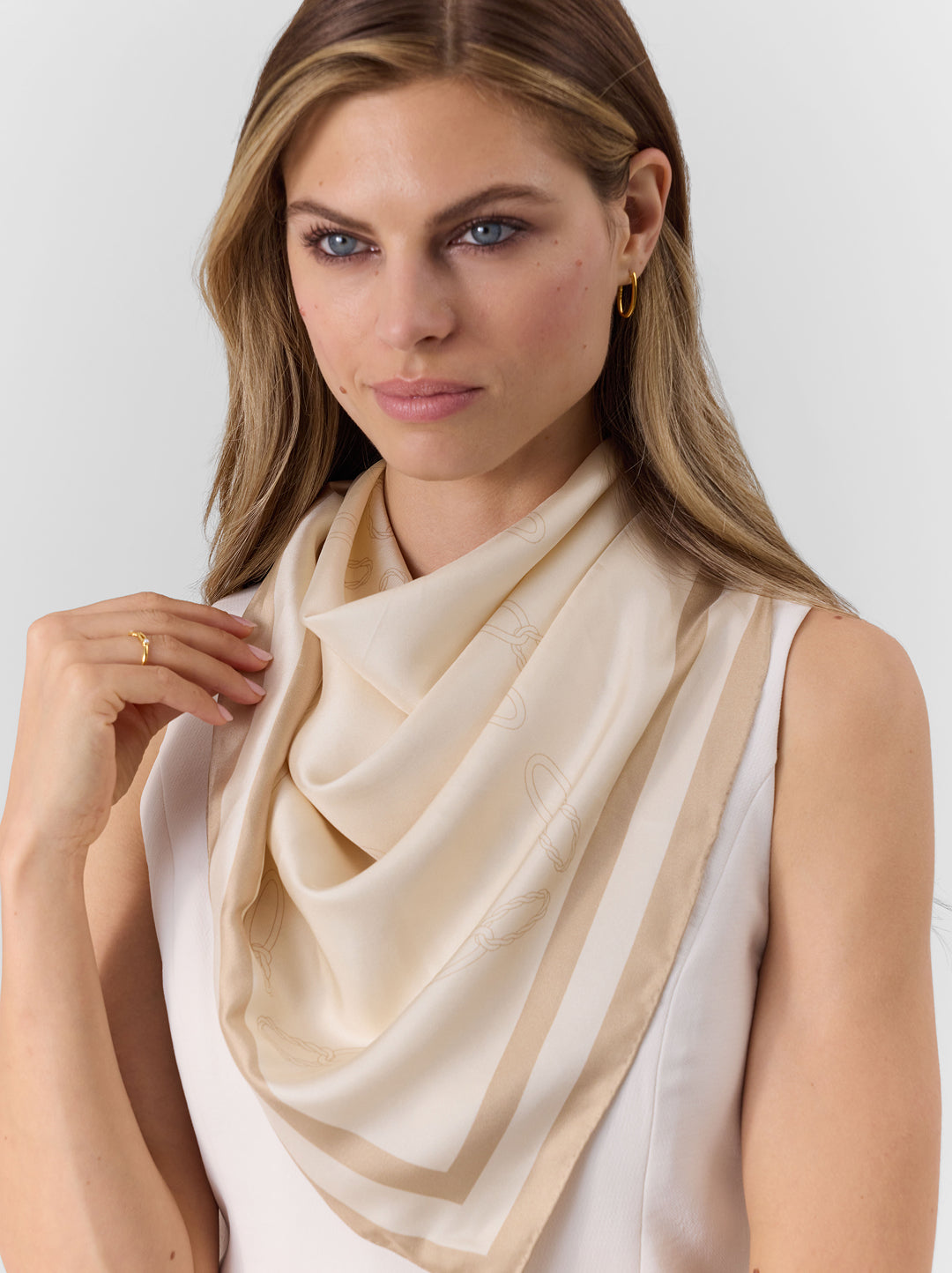 Unità Monogram Silk Scarf