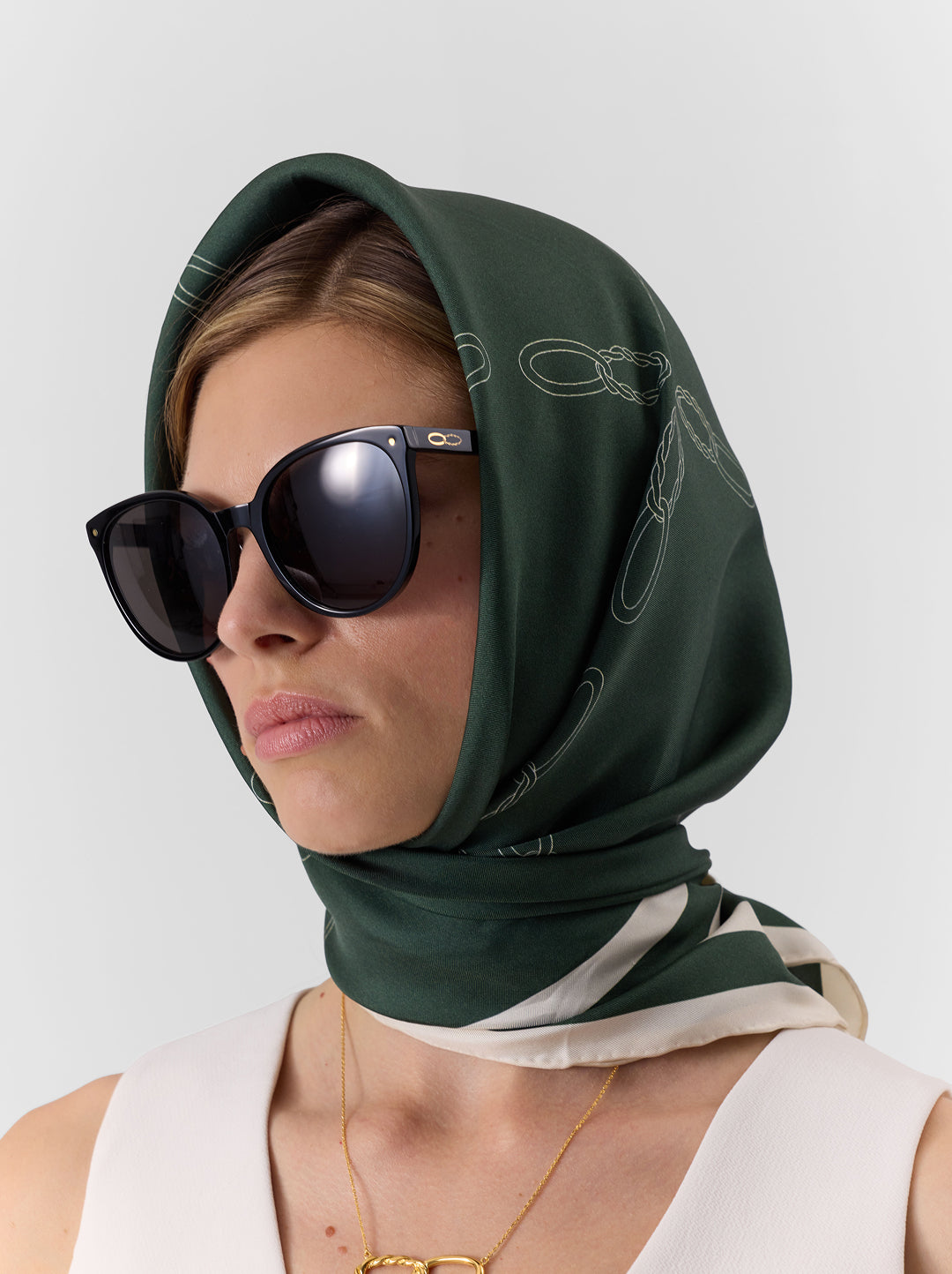 Unità Monogram Silk Scarf