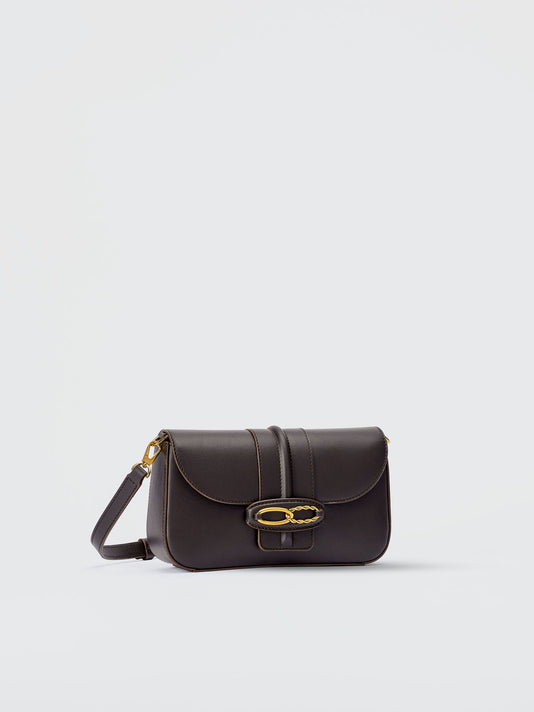 TWP Chocolate Alda Crossbody Bag view 1
