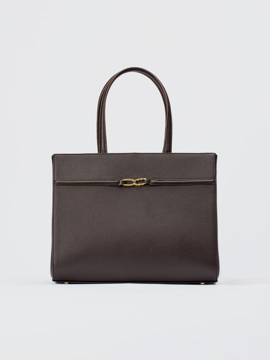 TWP Chocolate pebble Aurelia Grande - Pebble Leather view 1