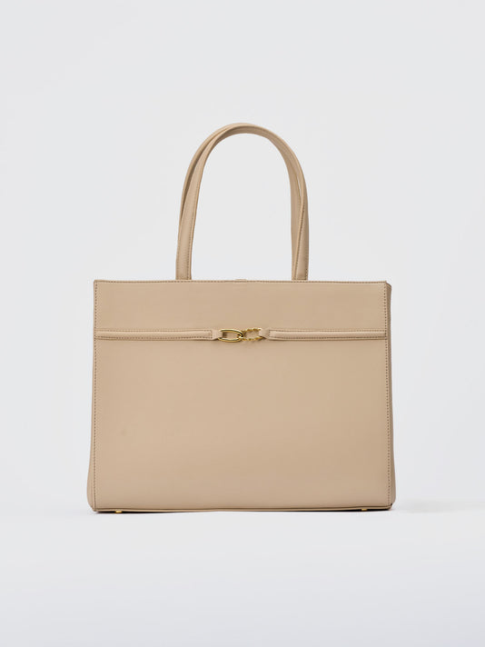 TWP Taupe pebble Aurelia Grande - Smooth Leather view 1