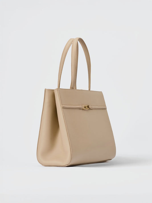 TWP Taupe pebble Aurelia Grande - Smooth Leather view 1