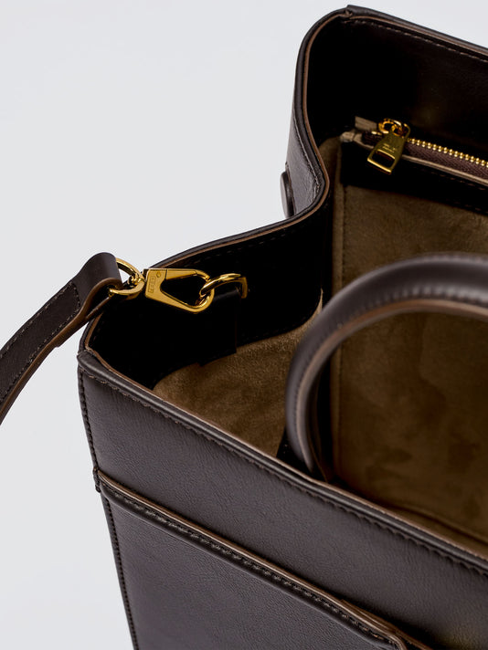 TWP Chocolate brown Aurelia Media - Smooth Leather view 1