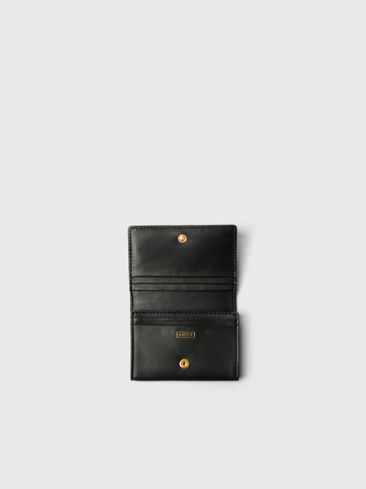 TWP Black Aurelia Cardholder view 1