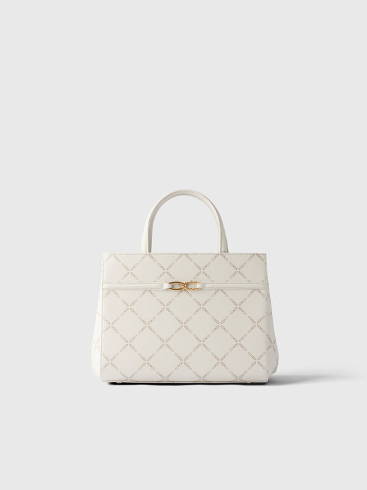 TWP White coated canvas Aurelia Media - Coated Canvas view 1