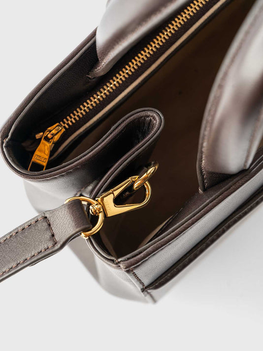 TWP Chocolate Aurelia Piccola - Smooth Leather view 1