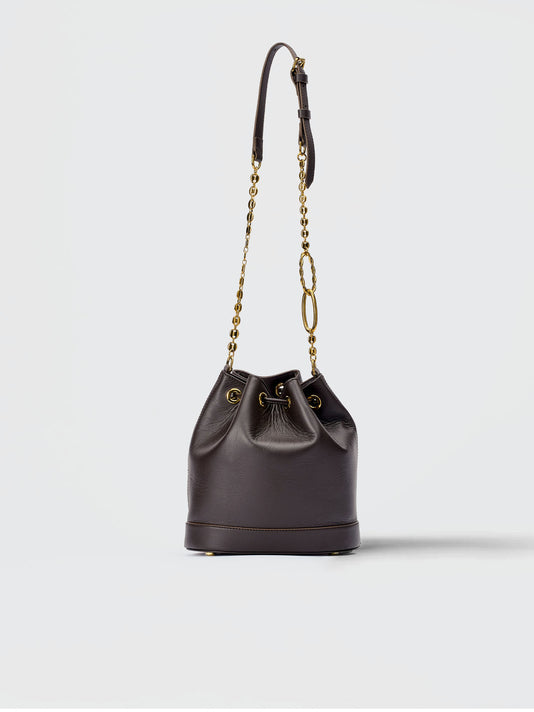 TWP Chocolate Savoy Bucket Bag view 1