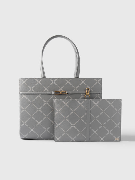 TWP Canvas grey Aurelia Grande - Coated Canvas view 1