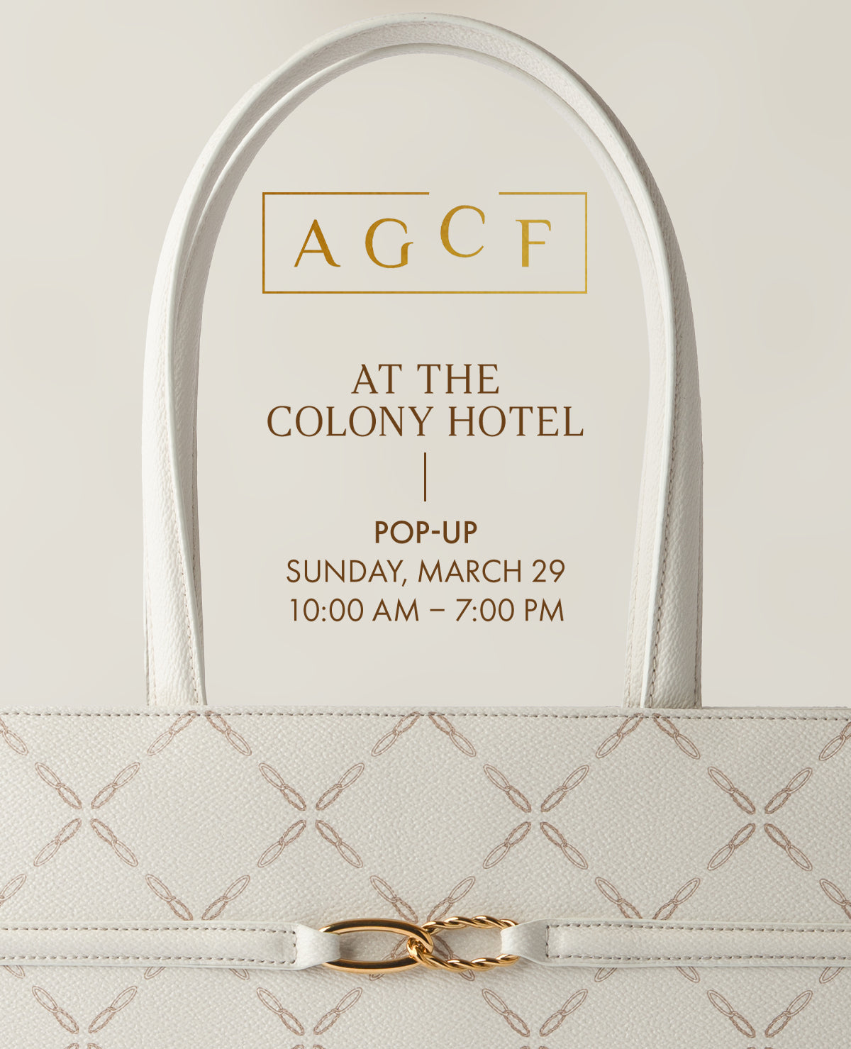 AGCF Palm Beach Pop-Up at The Colony Hotel