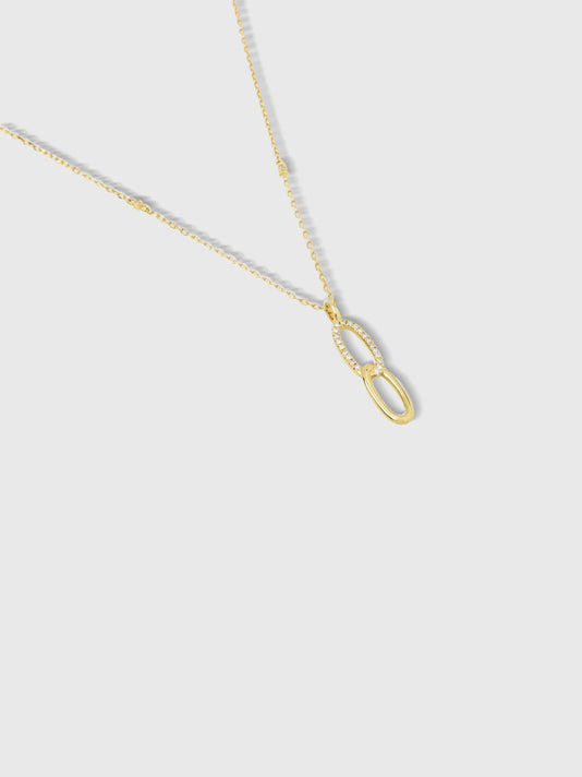 TWP Gold Chiara Diamond Necklace view 1