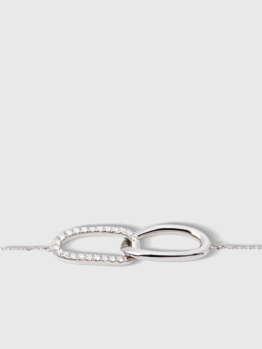 TWP White gold Chiara Diamond Bracelet view 1