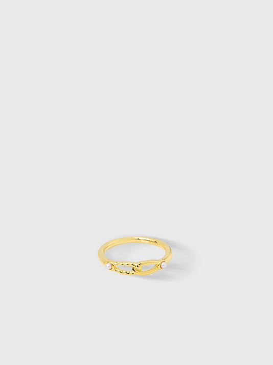 TWP Gold Maria Pearl Ring view 1