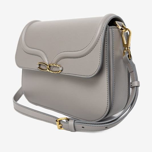 TWP Stone grey Ascot Shoulder Bag view 1