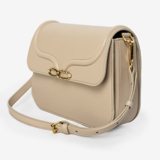 TWP Taupe Ascot Shoulder Bag view 1