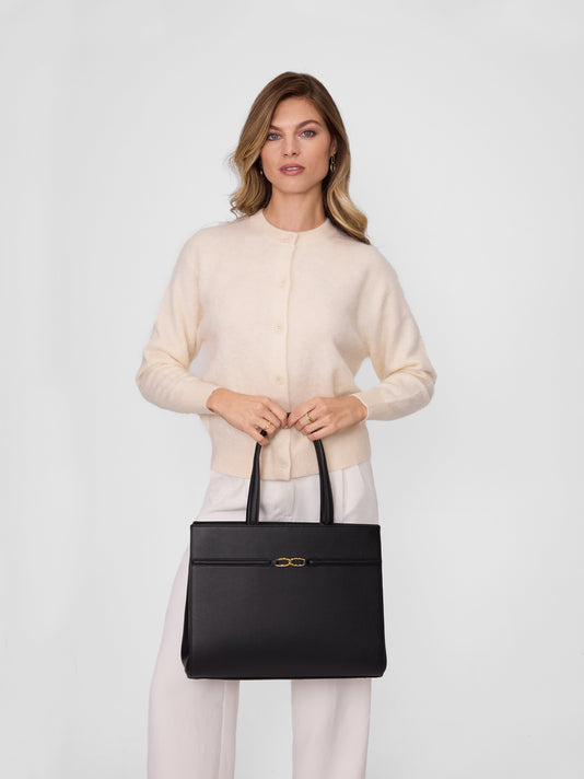 TWP Black pebble Aurelia Grande - Pebble Leather view 1