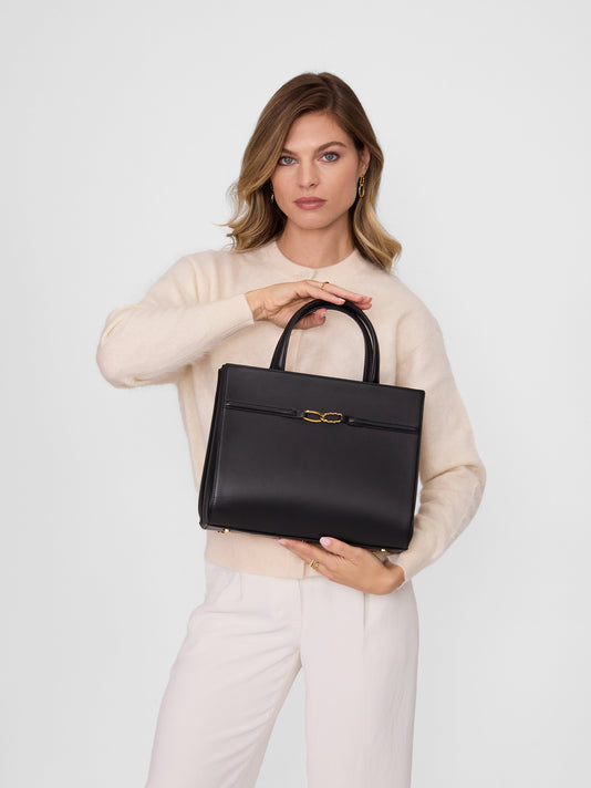 TWP Black Aurelia Media - Smooth Leather view 1