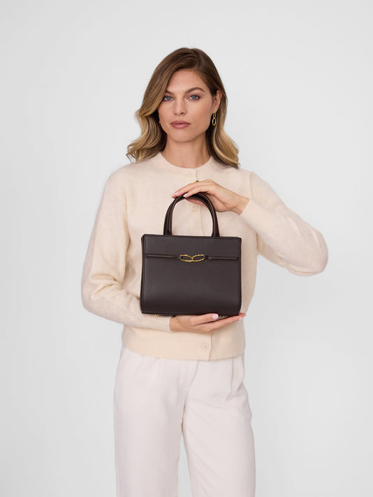 TWP Chocolate Aurelia Piccola - Smooth Leather view 1