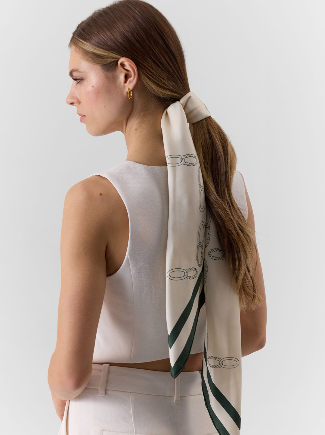 Unità Monogram Silk Scarf
