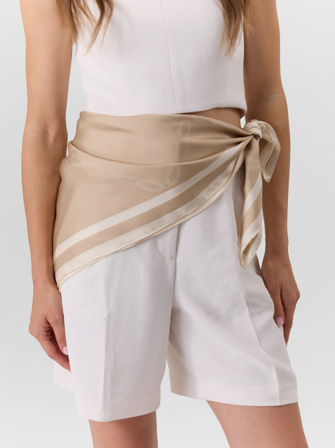 Unità Monogram Silk Scarf