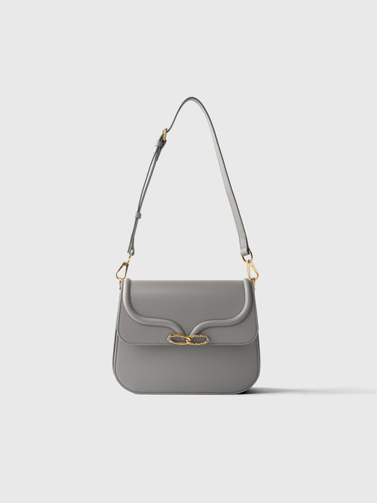 TWP Stone grey Ascot Shoulder Bag view 1