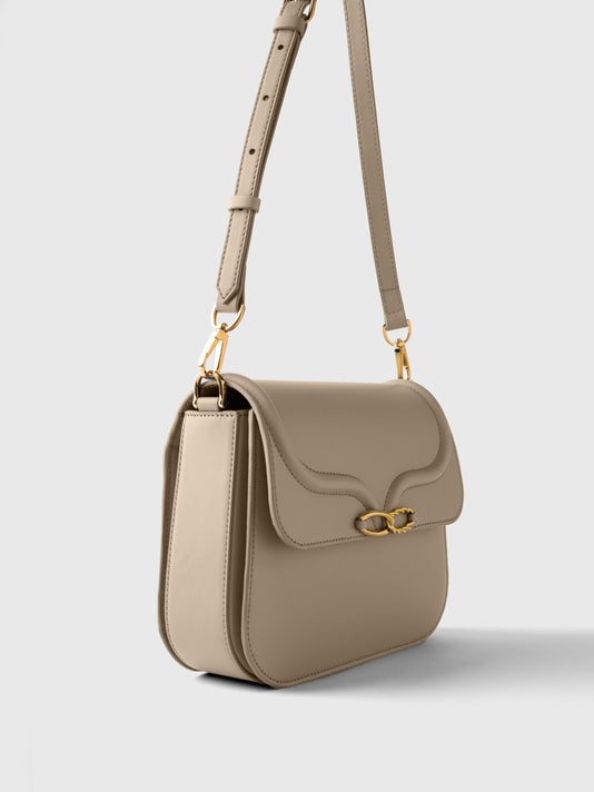 TWP Taupe Ascot Shoulder Bag view 1