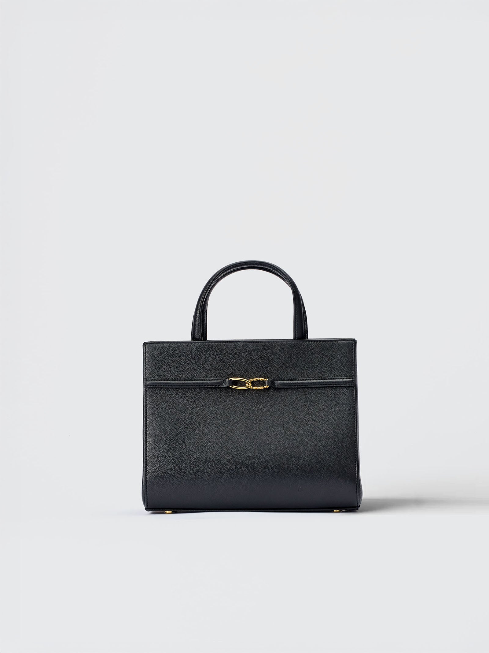 AGCF Aurelia Media Tote Bag in Pebble Leather