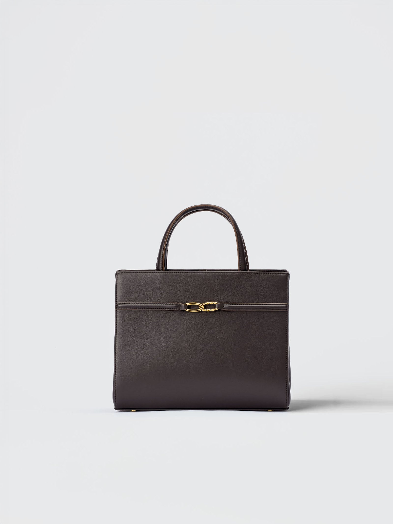 AGCF Aurelia Media Tote Bag in Soft and Smooth Leather