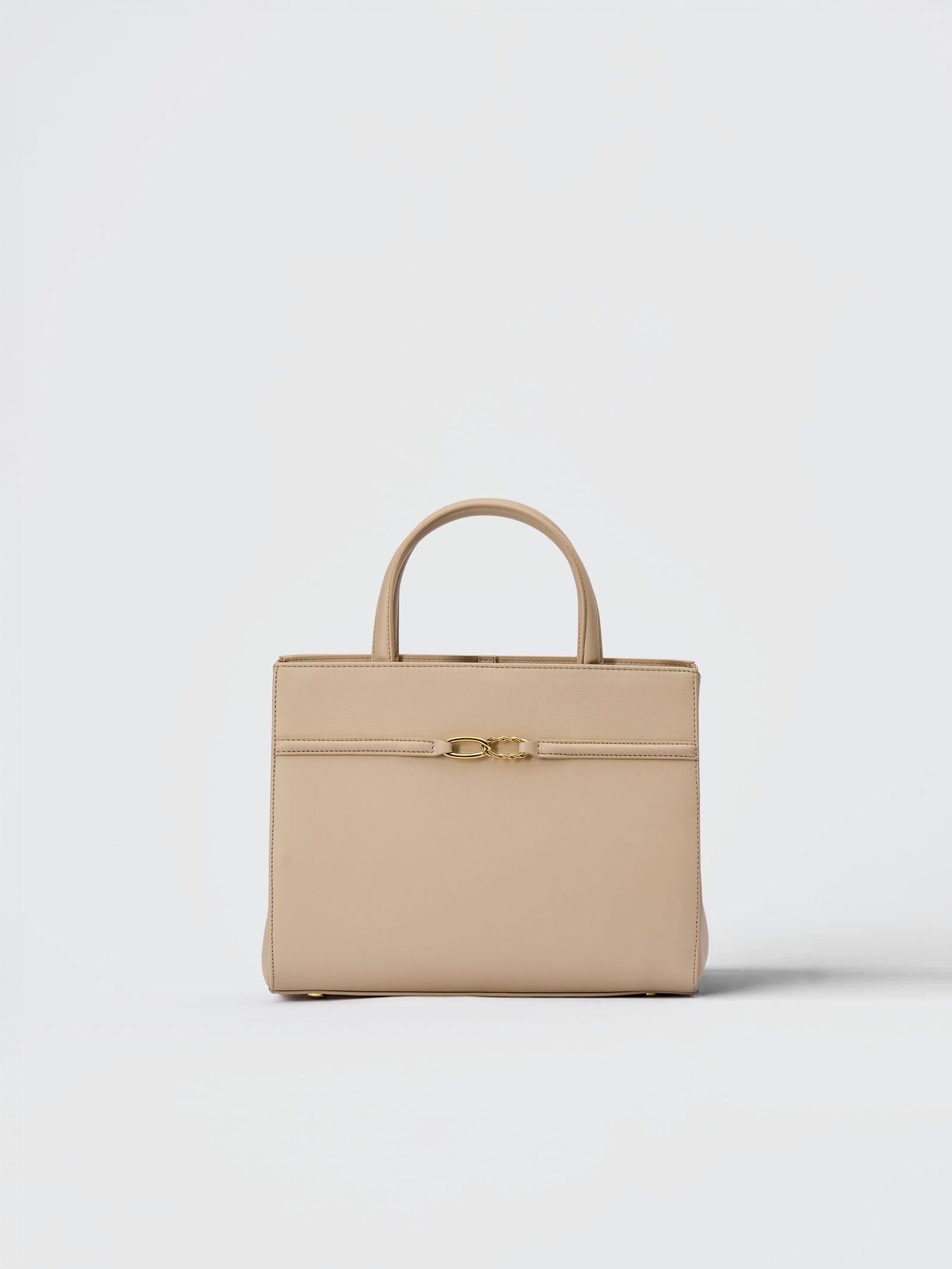 AGCF Aurelia Media Tote Bag in Soft and Smooth Leather
