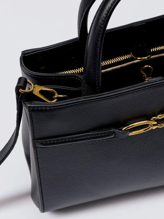 TWP Black Aurelia Piccola - Pebble Leather view 1