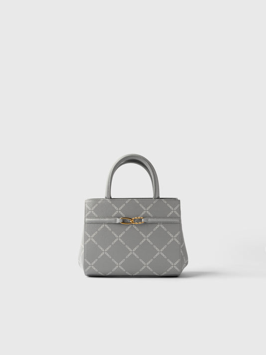 TWP Canvas grey Aurelia Piccola Tote Bag view 1