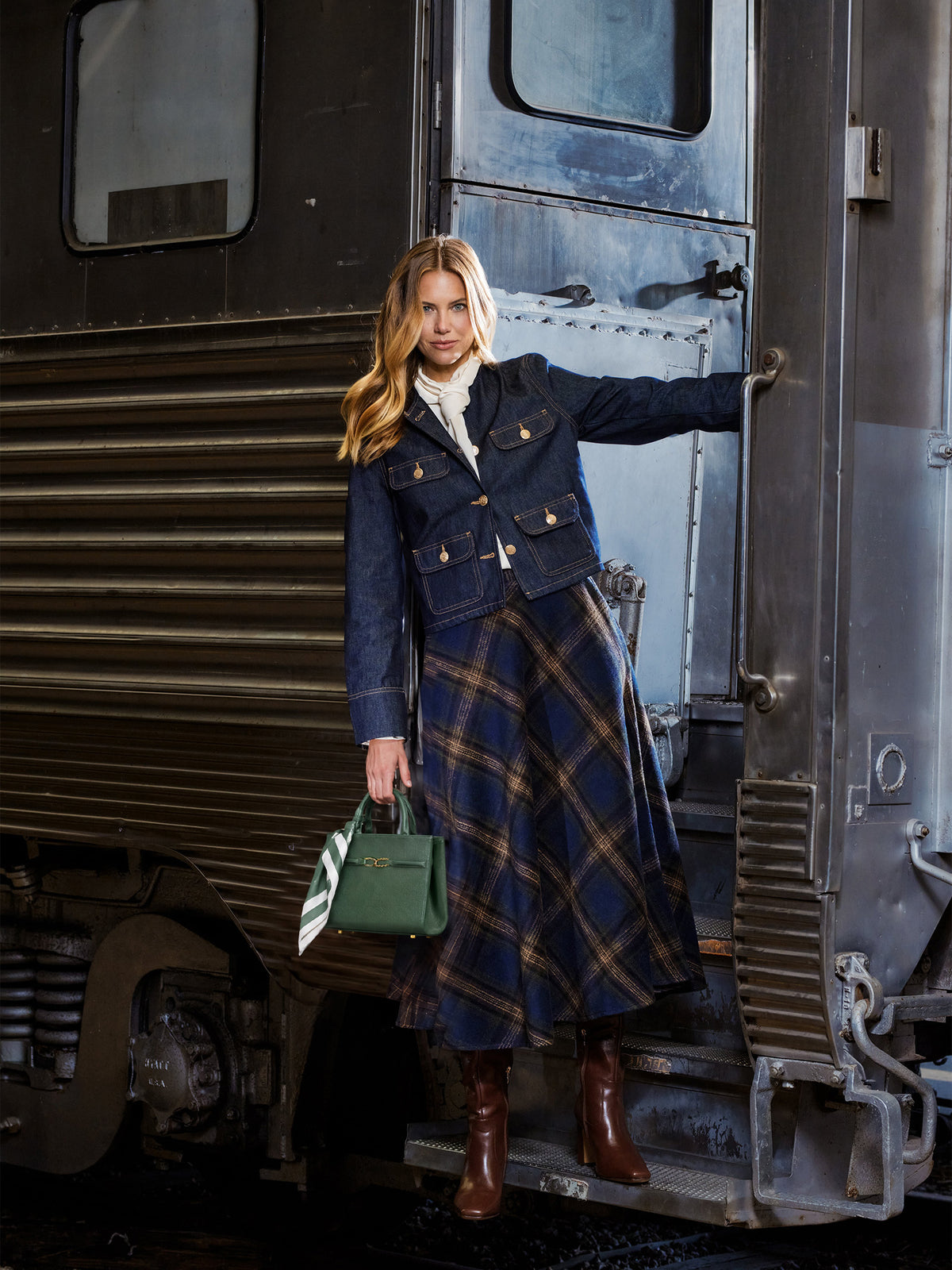 Aurelia Piccola - Green Pebble Leather