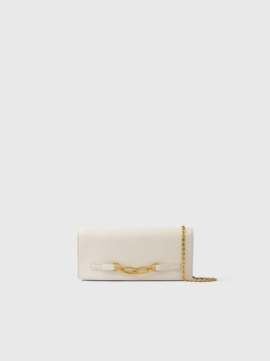 TWP Off-white Como Clutch Bag view 1