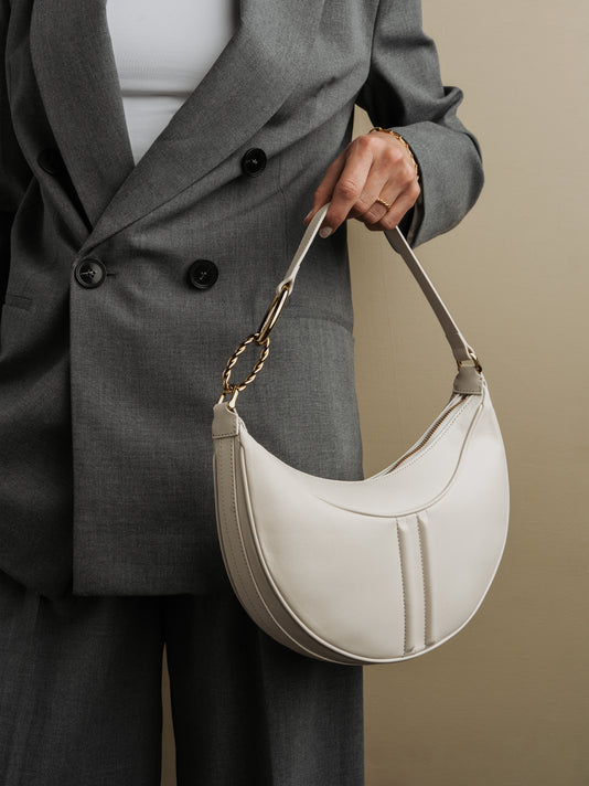 TWP Taupe Luna Shoulder Bag view 1