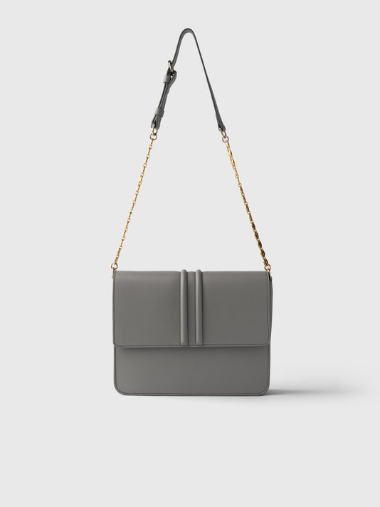 TWP Stone grey Mayfair Shoulder Bag view 1