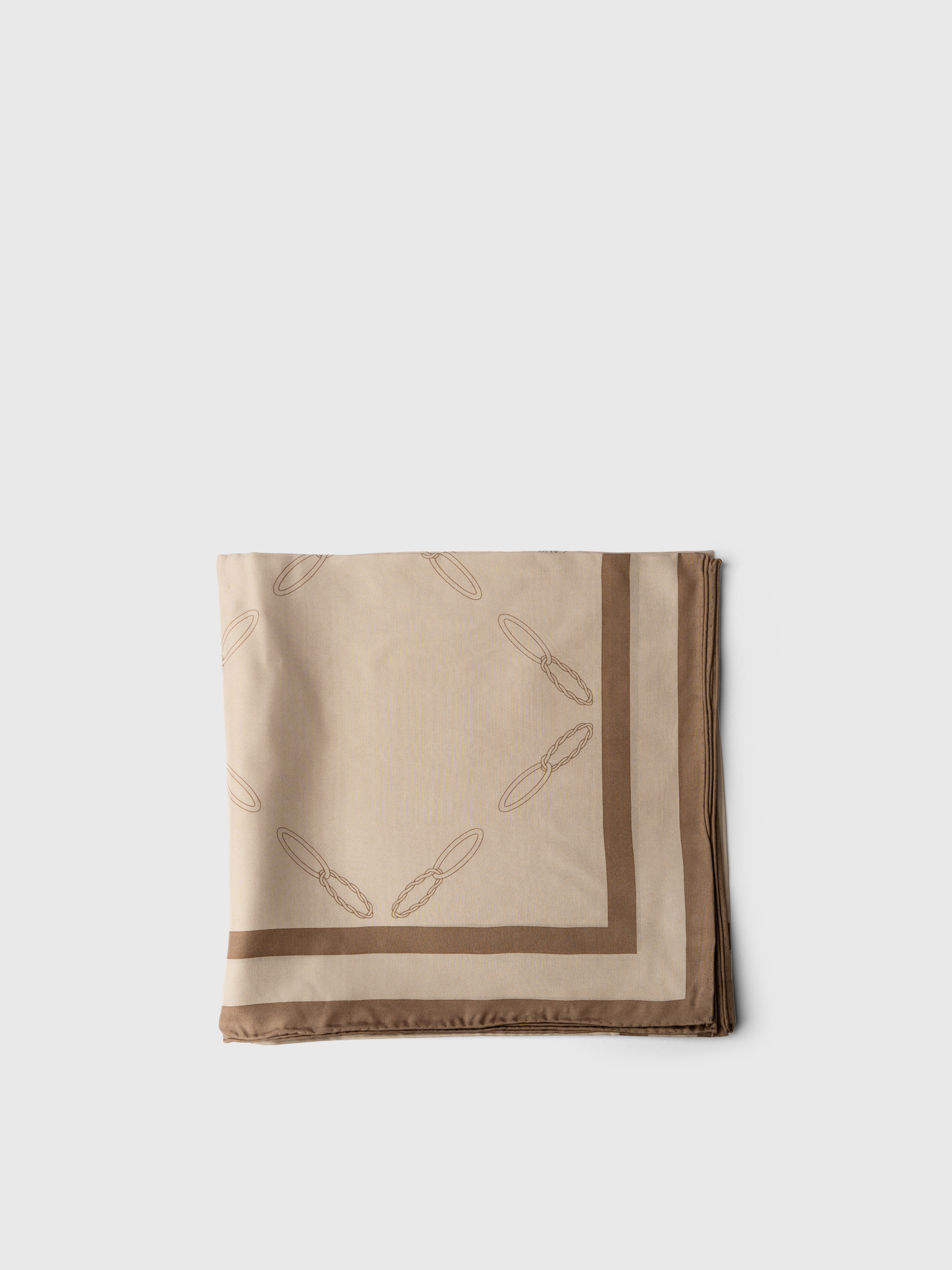 Unità Monogram Silk Scarf