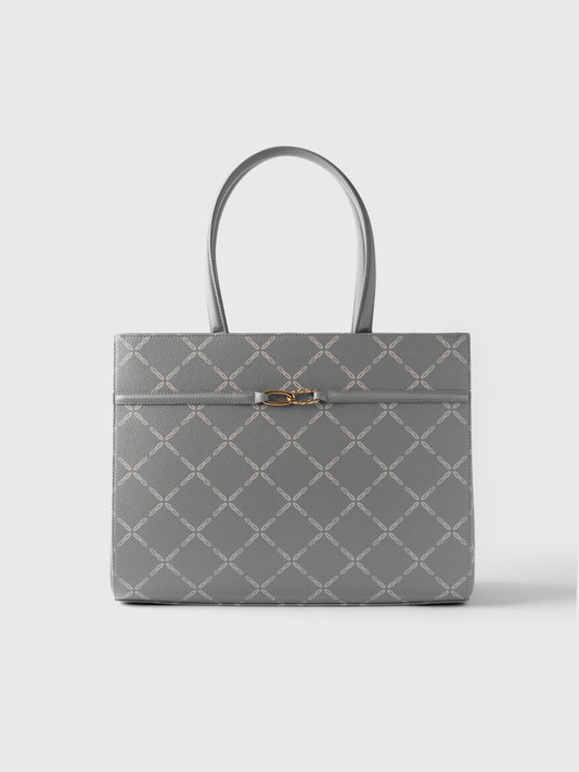 TWP Canvas grey Aurelia Grande Tote Bag view 1